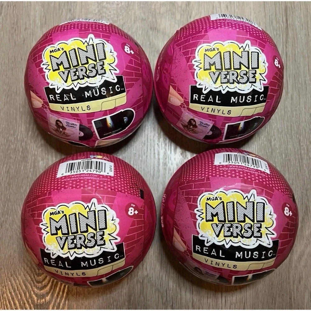 4 Mini Brands Really Works Vinyl Capsules  - In Hand
